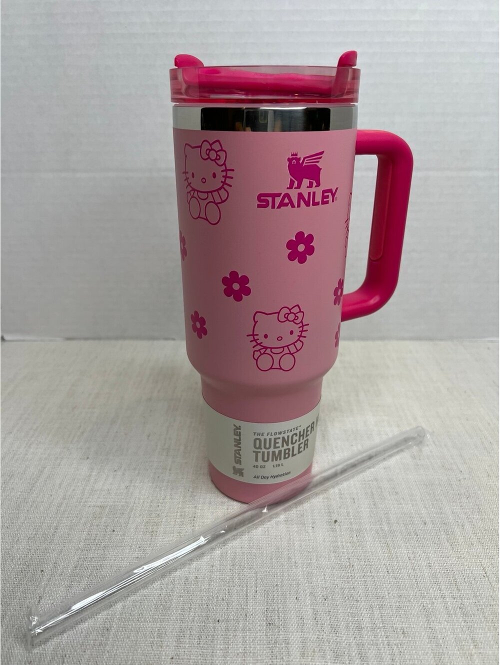 Stanley Flowstate Quencher Tumbler 40oz Pink